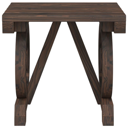 Garden Footstools 2 pcs Solid Wood Fir