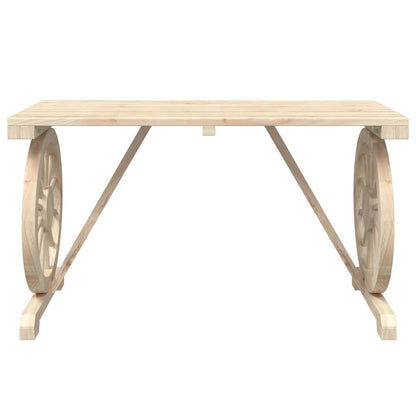 Garden Dining Set | Natural wood | Solid fir wood | Medium | Durable