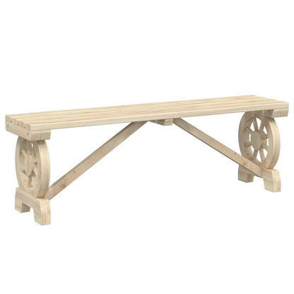 Garden Dining Set | Natural wood | Solid fir wood | Medium | Durable