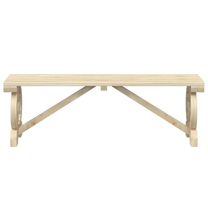 Garden Dining Set | Natural wood | Solid fir wood | Medium | Durable