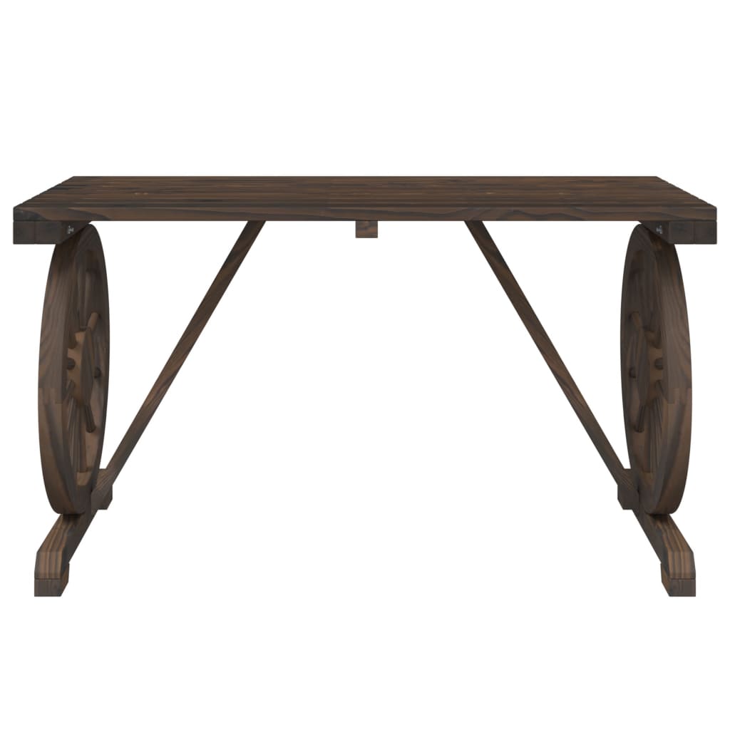 Garden Dining Set | Burnt Wood | Solid Fir Wood | Medium | Durable