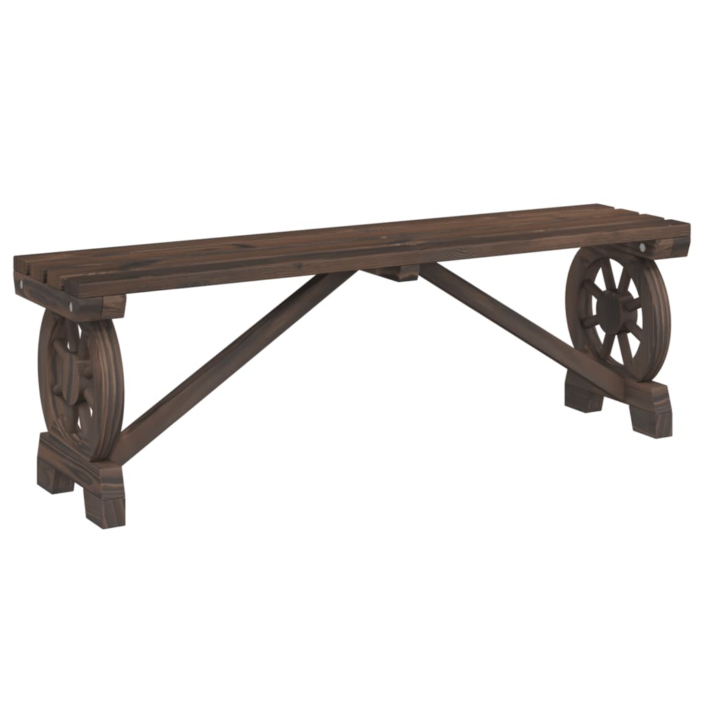 Garden Dining Set | Burnt Wood | Solid Fir Wood | Medium | Durable