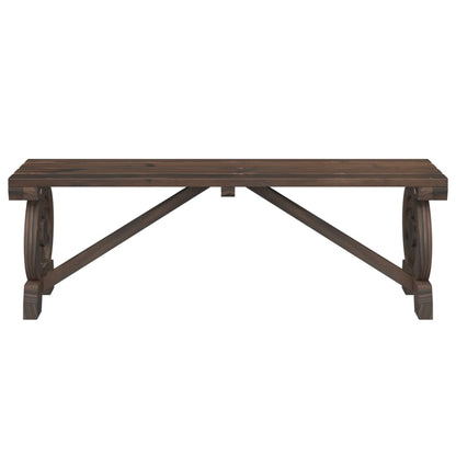 Garden Dining Set | Burnt Wood | Solid Fir Wood | Medium | Durable