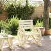 Patio Chair 22.8"x22.8"x30.9" Solid Wood Fir