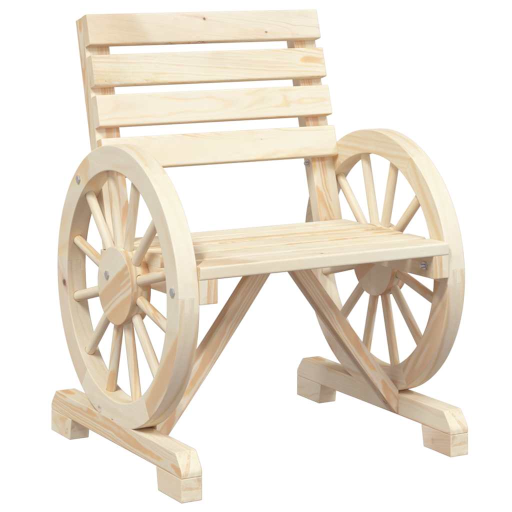 Patio Chairs 2 pcs 22.8"x22.8"x30.9" Solid Wood Fir