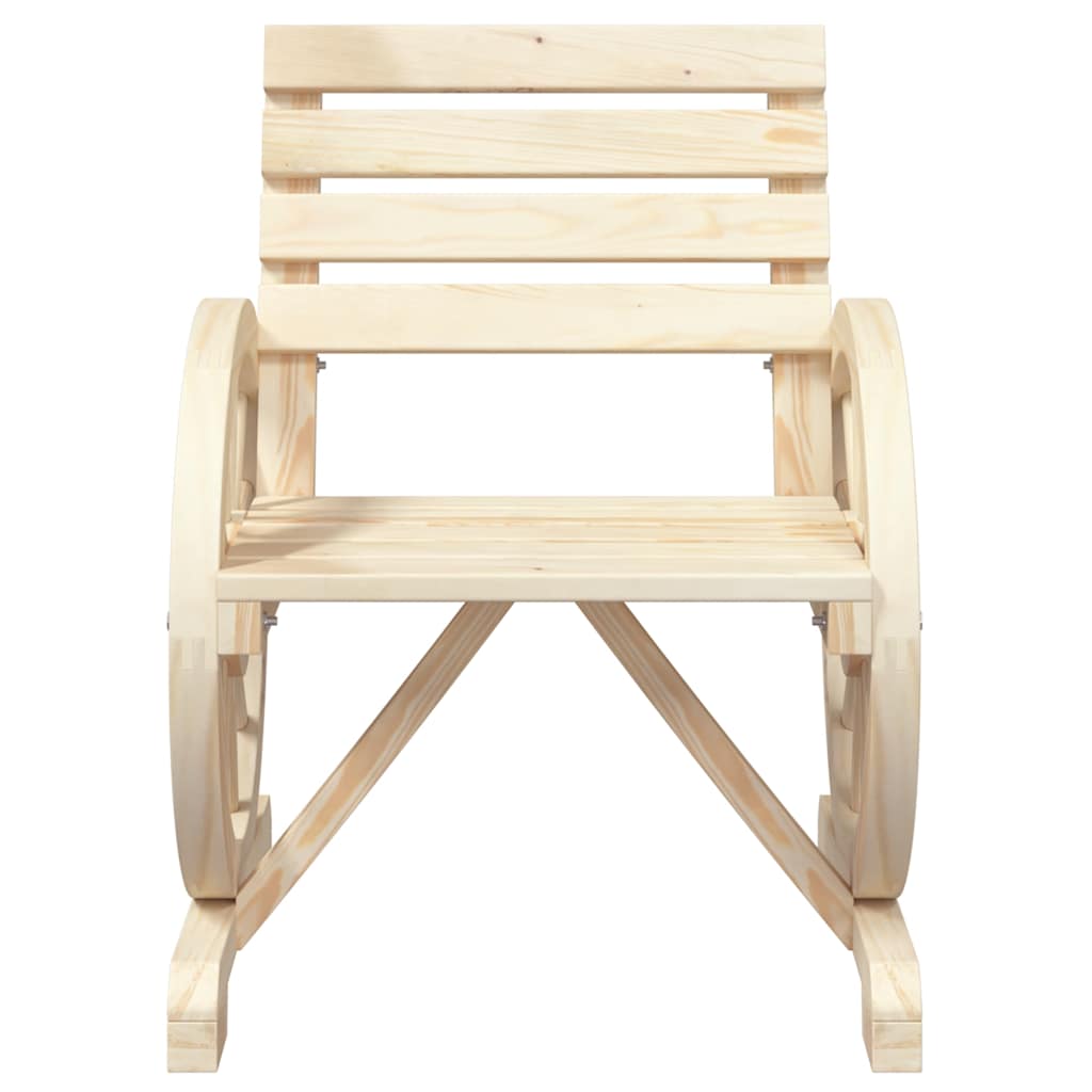 Patio Chairs 2 pcs 22.8"x22.8"x30.9" Solid Wood Fir