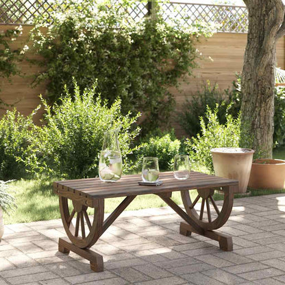 Garden Coffee Table 90x50x40 cm Solid Wood Fir