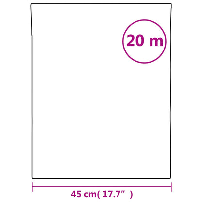 Window Film Frosted Grey 45x2000 cm PVC