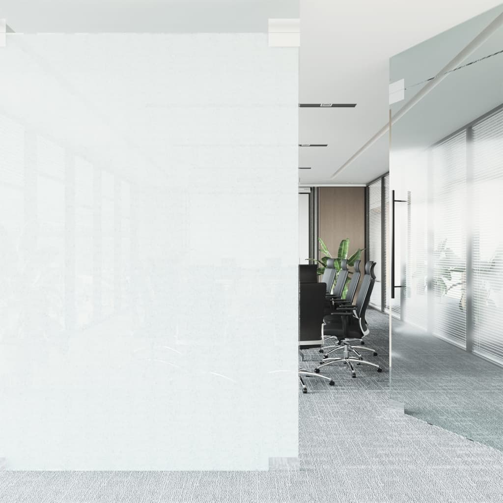 Window Film Frosted Transparent 60x1000 cm PVC