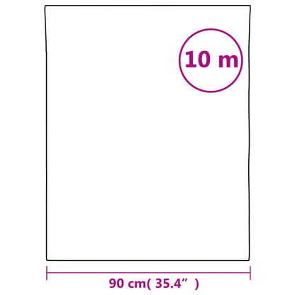 Window Film Frosted White 90x1000 cm PVC