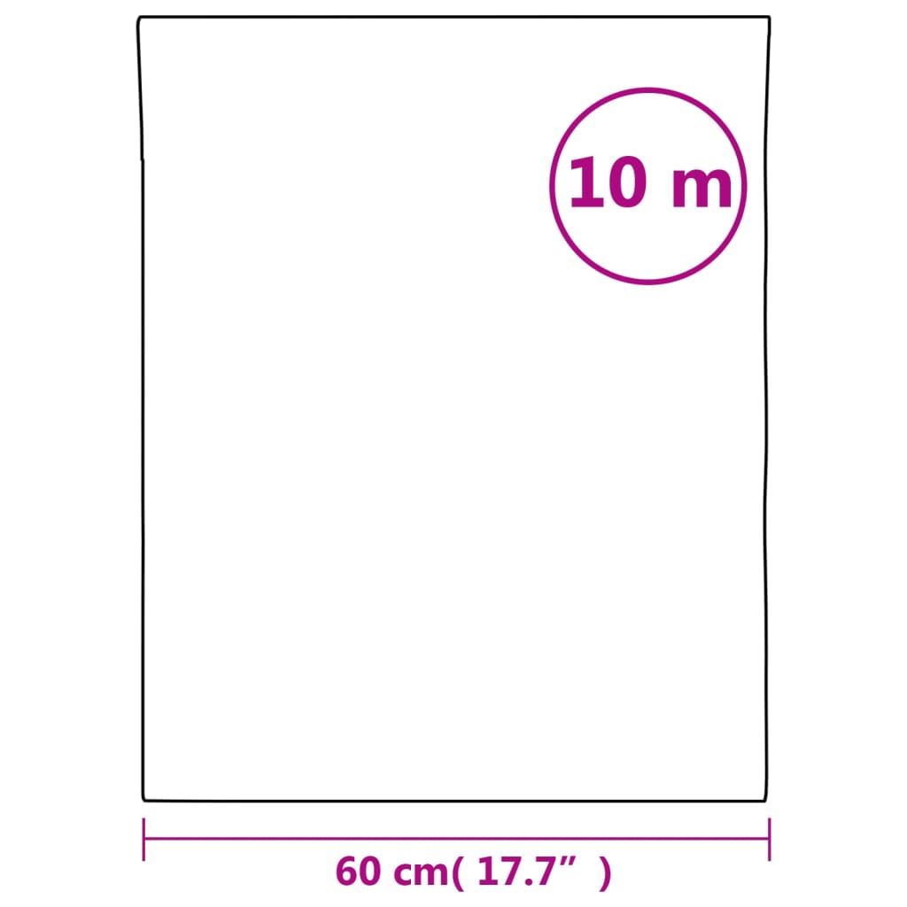 Window Film Frosted Stripes Design 60x1000 cm PVC