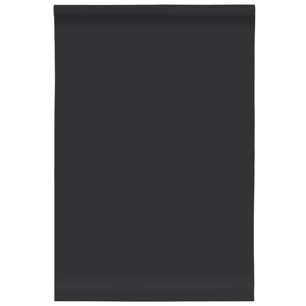 Furniture Sticker Self-Adhesive Matte Black 90x500 cm PVC