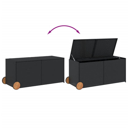 Garden Storage Box Black