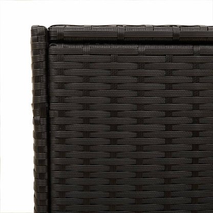 Garden Storage Box Black