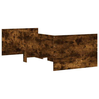 Bed Frame | Smoked Oak | Engineered wood | Single | Rectangular | Modern