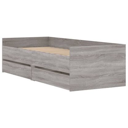 Bed Frame | Grey Sonoma | Engineered wood | Single | Bed Frame