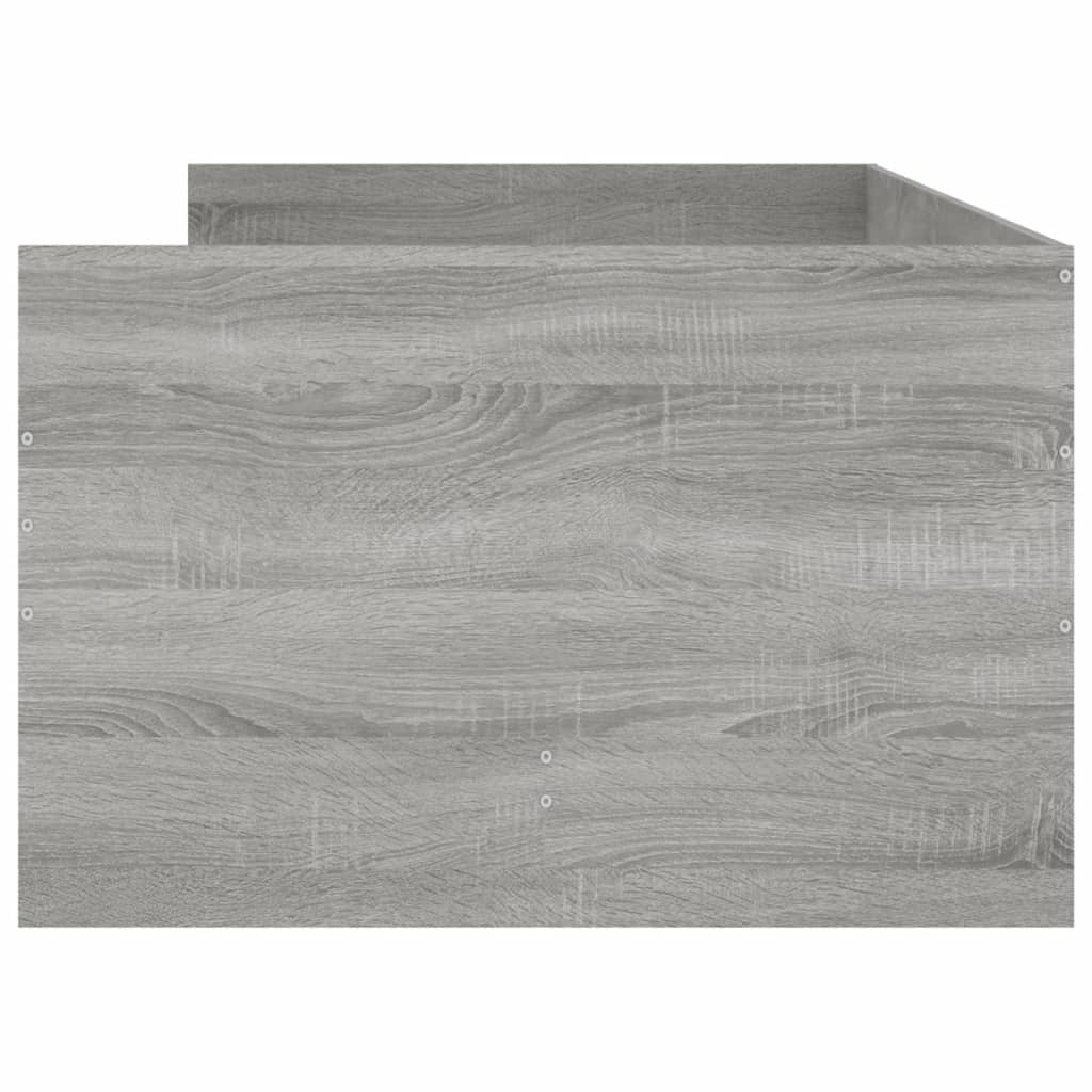 Bed Frame | Grey Sonoma | Engineered wood | Single | Bed Frame