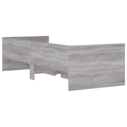 Bed Frame | Grey Sonoma | Engineered wood | Single | Bed Frame