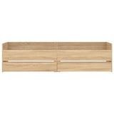 Bed Frame with Drawers Sonoma Oak 90x200 cm