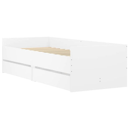 Bed Frame | White | Engineered wood, Plywood | Single | Bed Frame