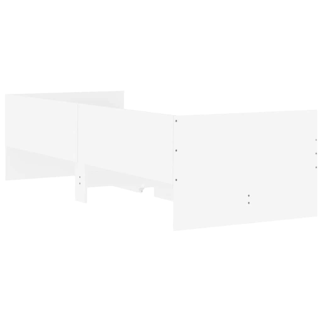 Bed Frame | White | Engineered wood, Plywood | Single | Bed Frame