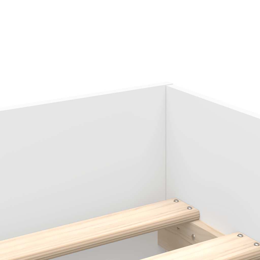 Bed Frame | White | Engineered wood, Plywood | Single | Bed Frame
