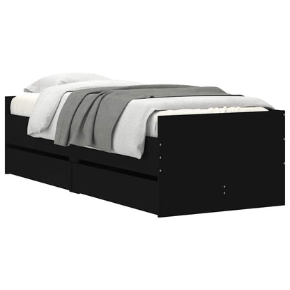 Bed Frame | Black | Engineered wood, Plywood | Single | Bed Frame