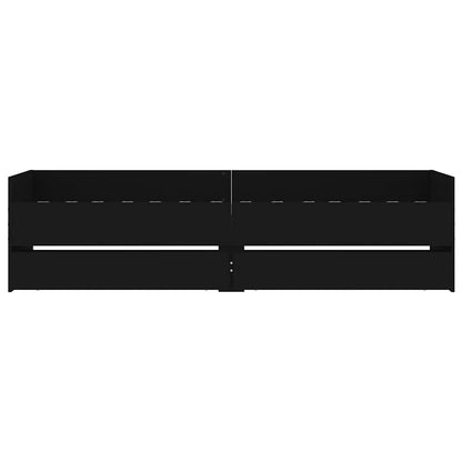 Bed Frame | Black | Engineered wood, Plywood | Single | Bed Frame