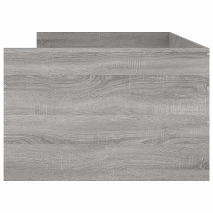 Bed Frame | Grey Sonoma | Engineered Wood | Single | Bed Frame