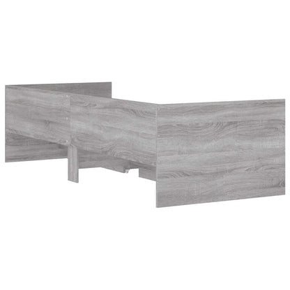 Bed Frame | Grey Sonoma | Engineered Wood | Single | Bed Frame