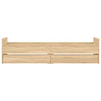 Bed Frame | Sonoma Oak | Engineered wood, Plywood | Single