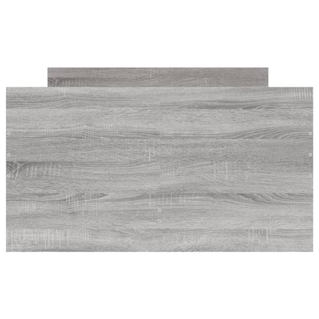 Bed Frame | Grey sonoma | Engineered wood | Single | Bed Frame