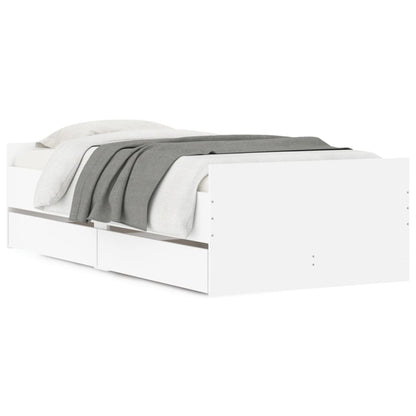 Bed Frame | White | Engineered wood, Plywood | Single | Bed Frame