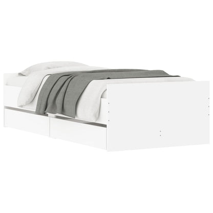 Bed Frame | White | Engineered wood, Plywood | Single | Bed Frame