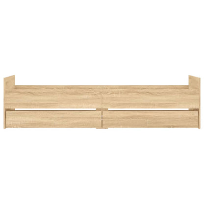 Bed Frame | Sonoma oak | Engineered wood | Small Single | Storage