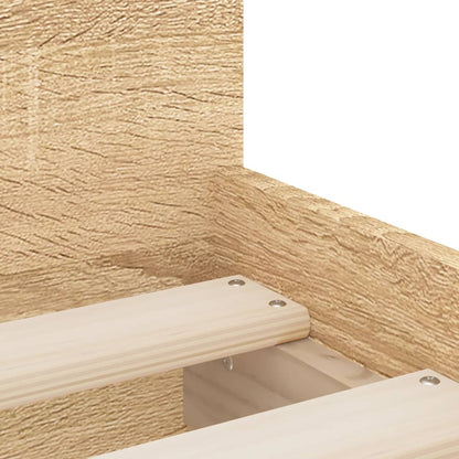 Bed Frame | Sonoma oak | Engineered wood | Small Single | Storage