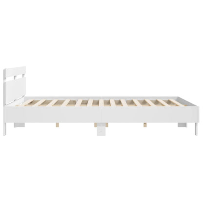 Bed Frame | White | Engineered Wood, Plywood | Super King | Modern