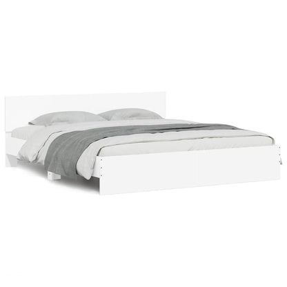 Bed Frame | White | Engineered wood, Plywood | Super King | Modern