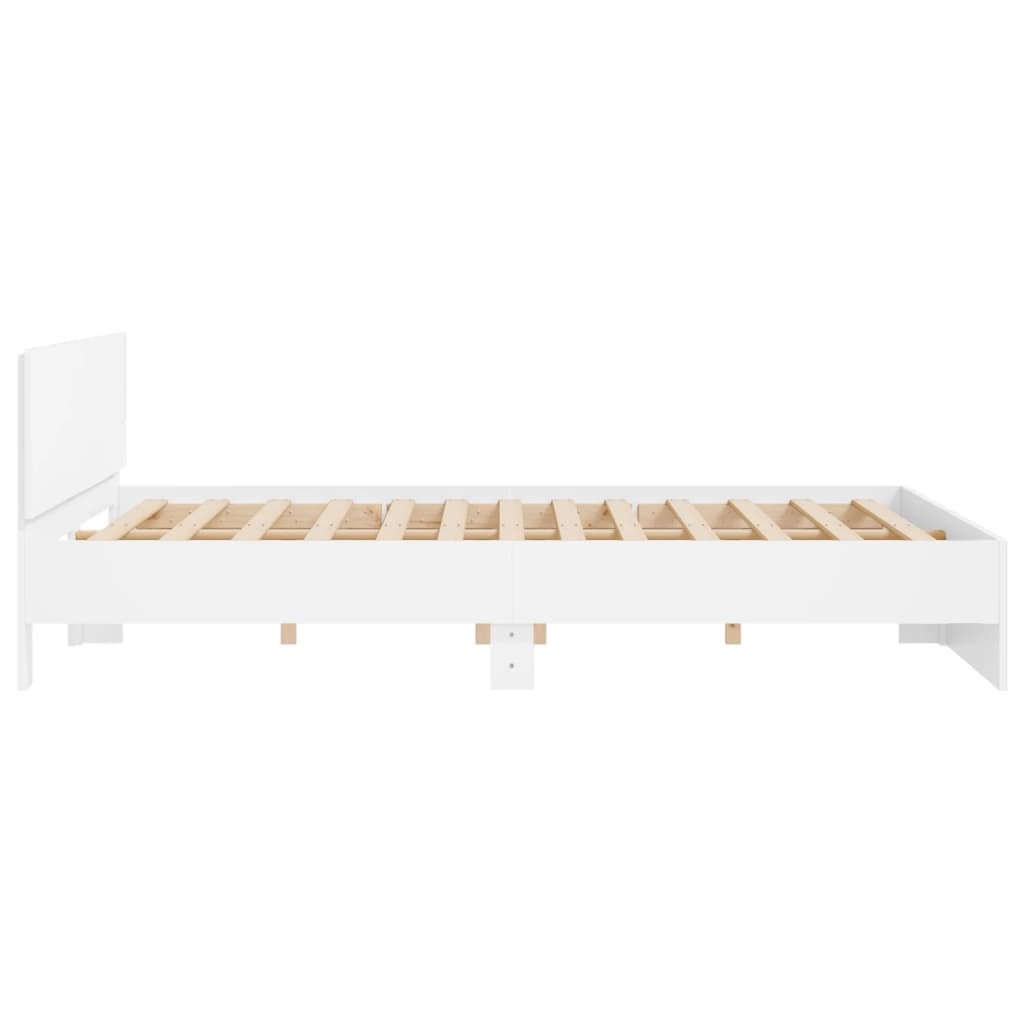 Bed Frame | White | Engineered wood, Plywood | Super King | Modern
