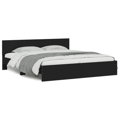Bed Frame | Black | Engineered wood | Super King | Bed Frame