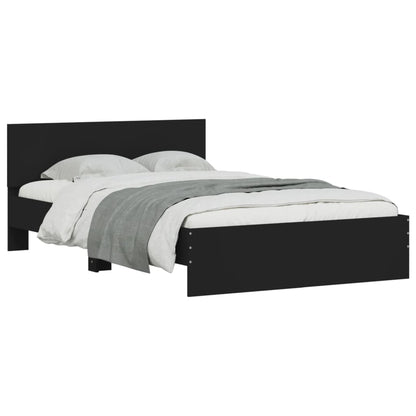 Bed Frame | Black | Engineered wood | Double | Tough | Bed Frame