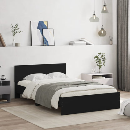 Bed Frame | Black | Engineered wood | Double | Tough | Bed Frame