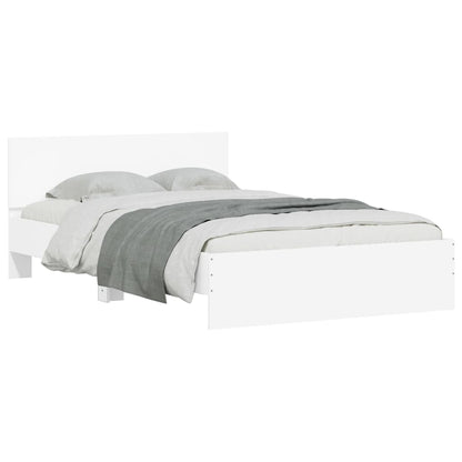 Bed Frame | White | Engineered Wood, Plywood | Small Double |  Durable