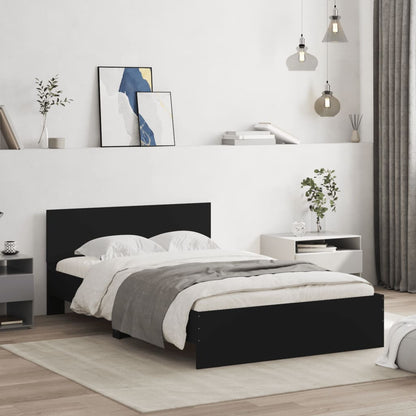 Bed Frame | Black | Engineered wood, Plywood | Small Double | Durable