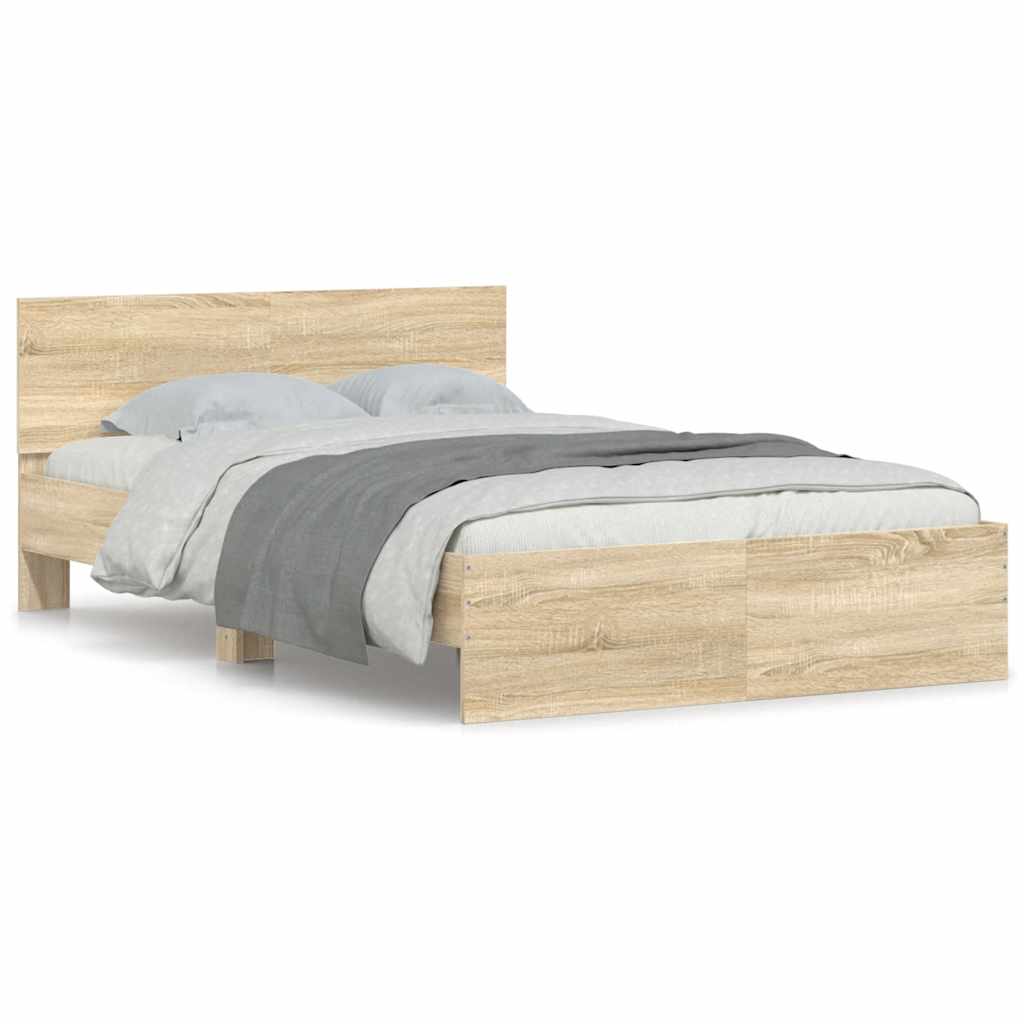 Bed Frame | Sonoma Oak | Engineered wood | Small Double | Modern