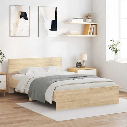 Bed Frame | Sonoma Oak | Engineered wood | Small Double | Modern