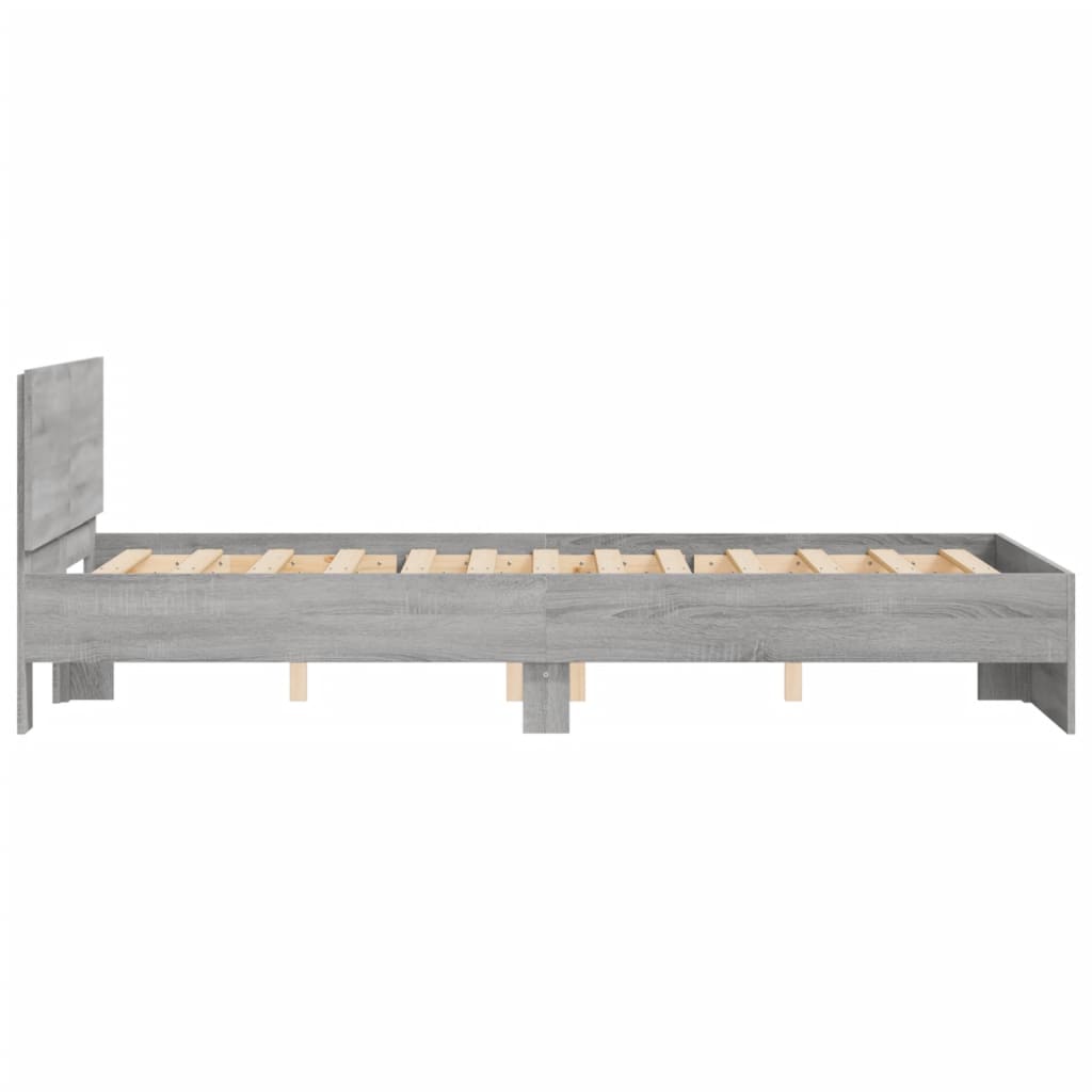 Bed Frame | Grey Sonoma | Engineered Wood | Small Double | Durable