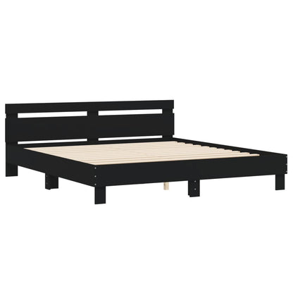 Bed Frame | Black | Engineered wood, Plywood | Super King | Bed Frame