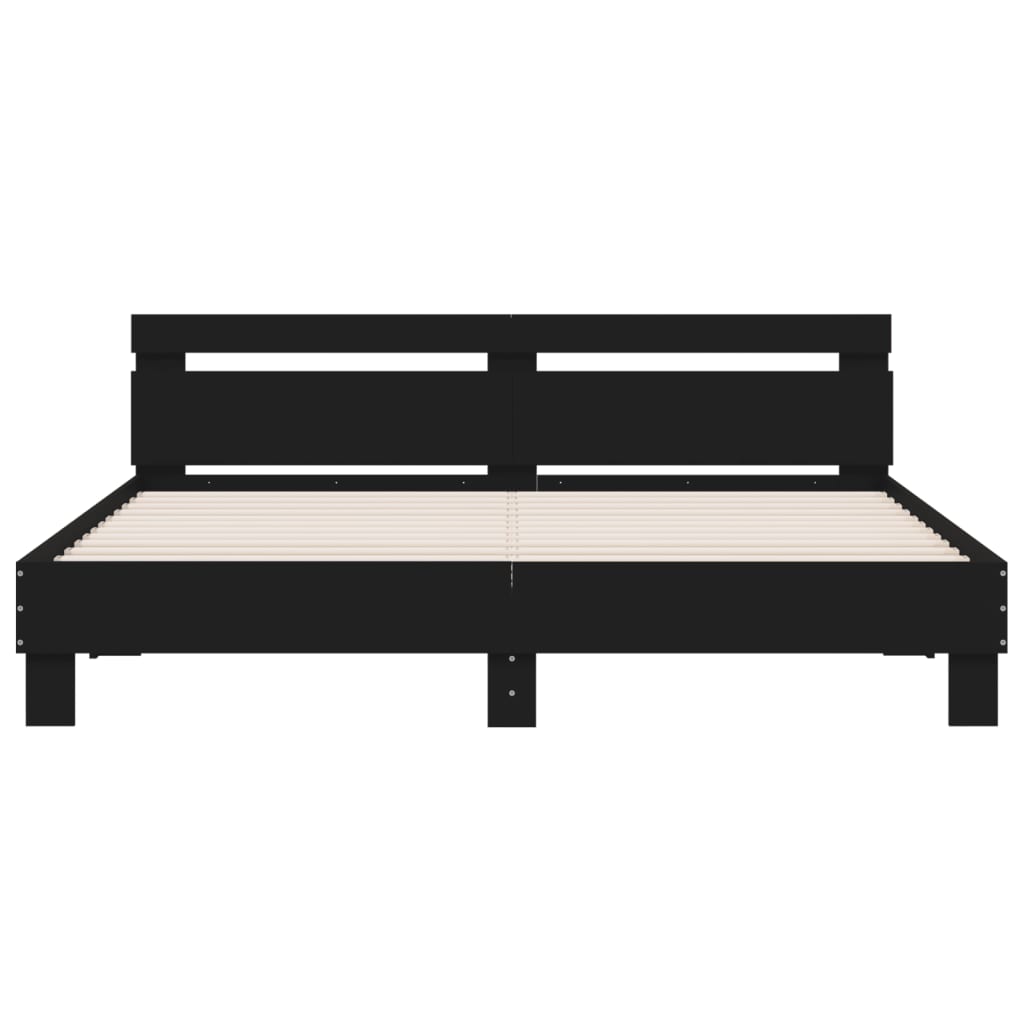 Bed Frame | Black | Engineered wood, Plywood | Super King | Bed Frame