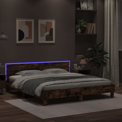 Bed Frame | Smoked Oak | Engineered wood | Super King | Bed Frame